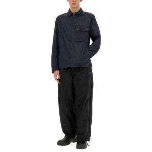 TEN C Men's Lightweight Zip-Up Jacket with Chest Pocket Men BROWN Outerwear